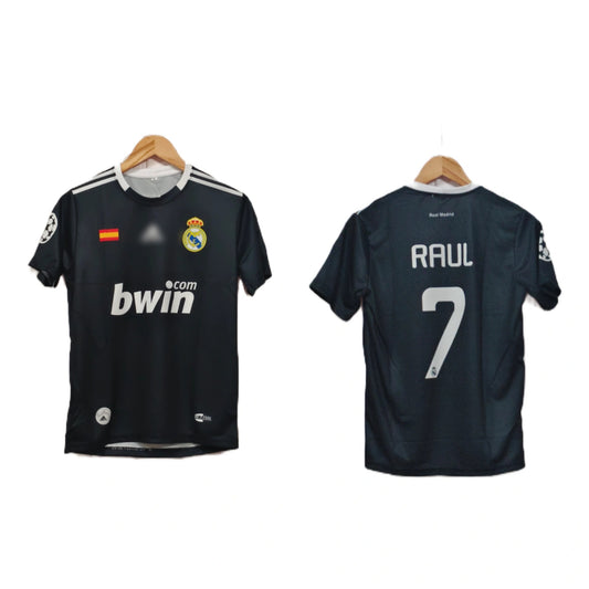 Real madrid 2008-09 Away kit Raul Half sleeve   - Ms Retro Store