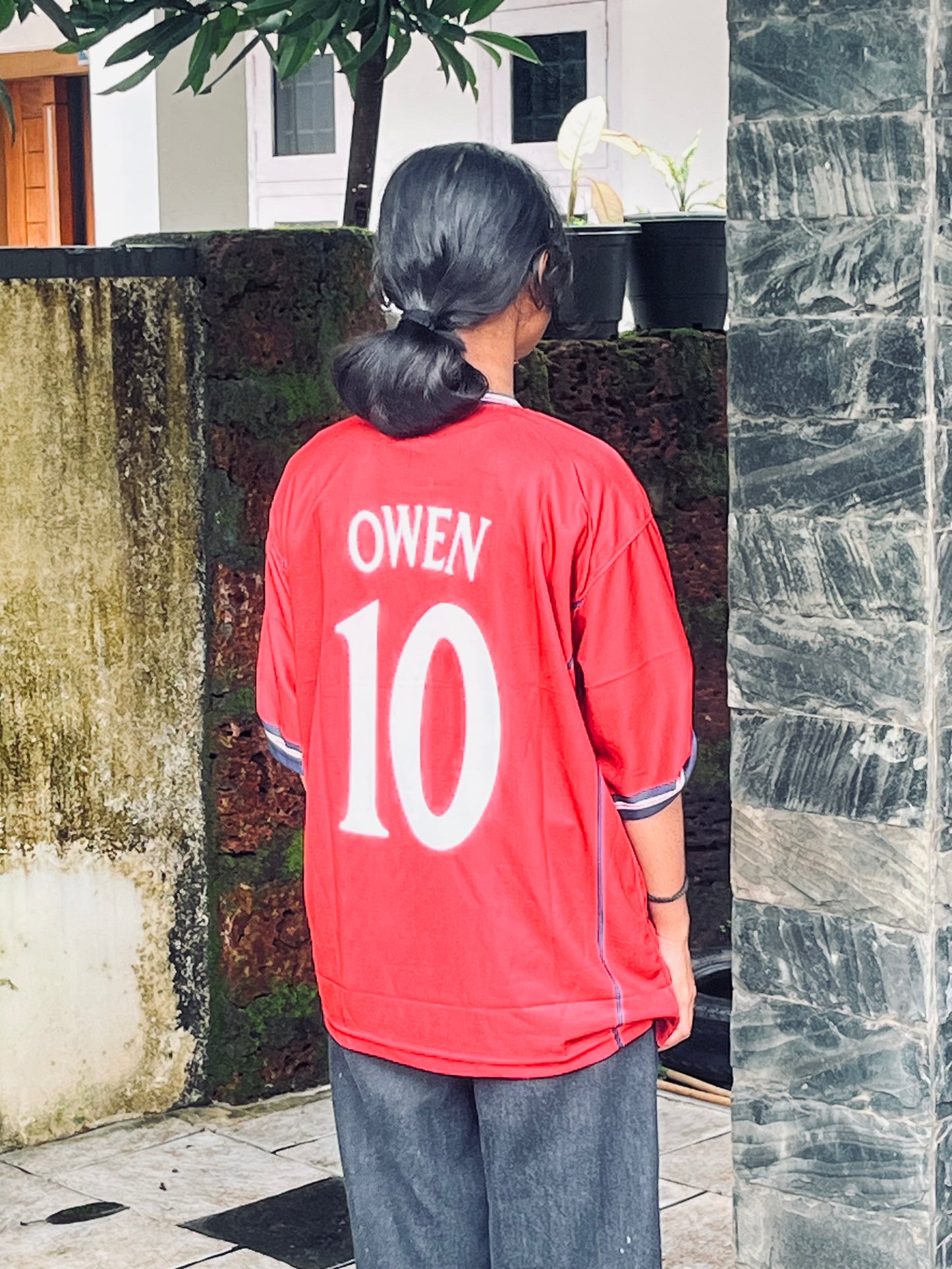 england 2002 owen five sleeve - ms retro store