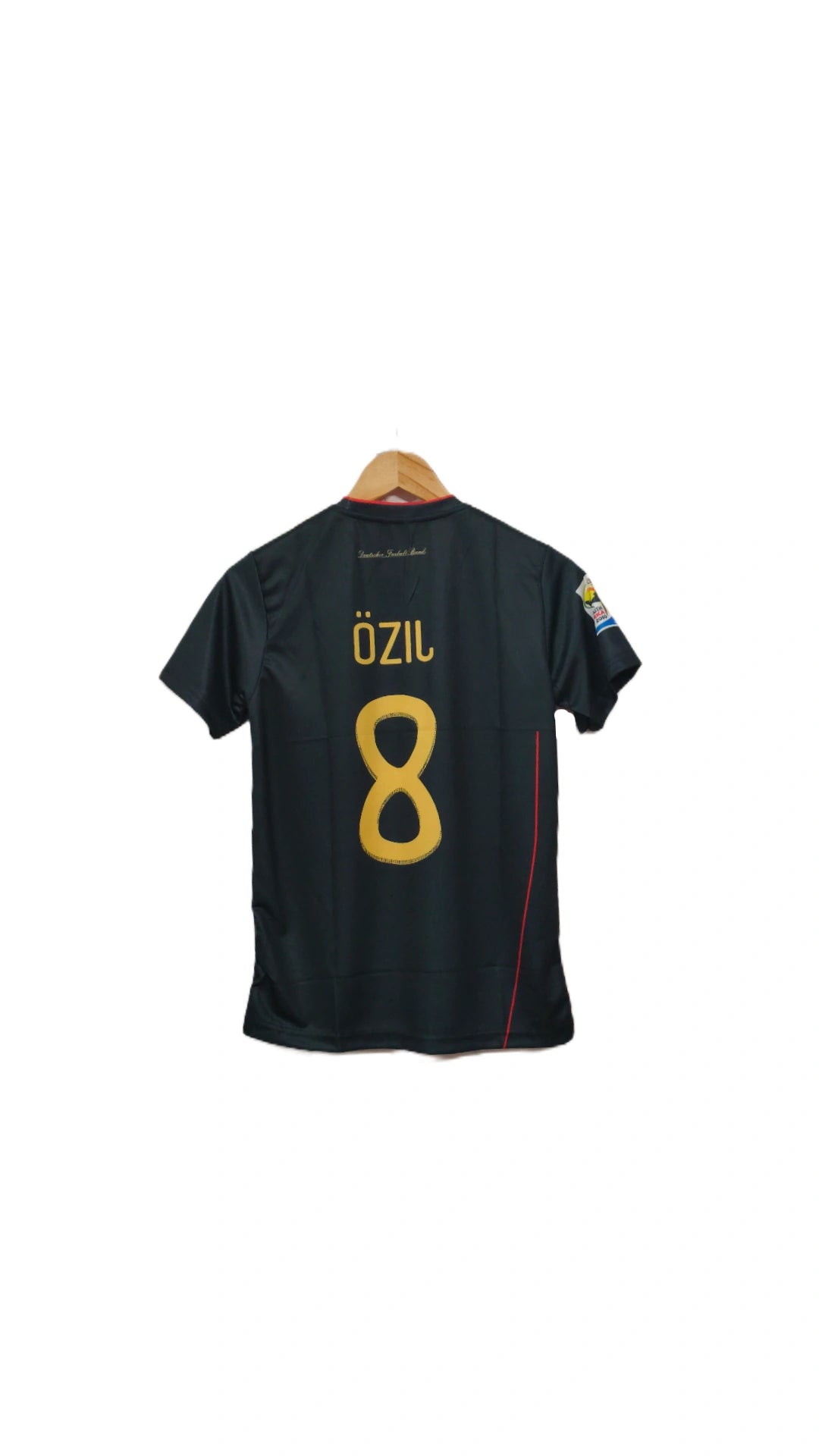 Germany 2010 Away kit ozil Half sleeve - Ms Retro Store