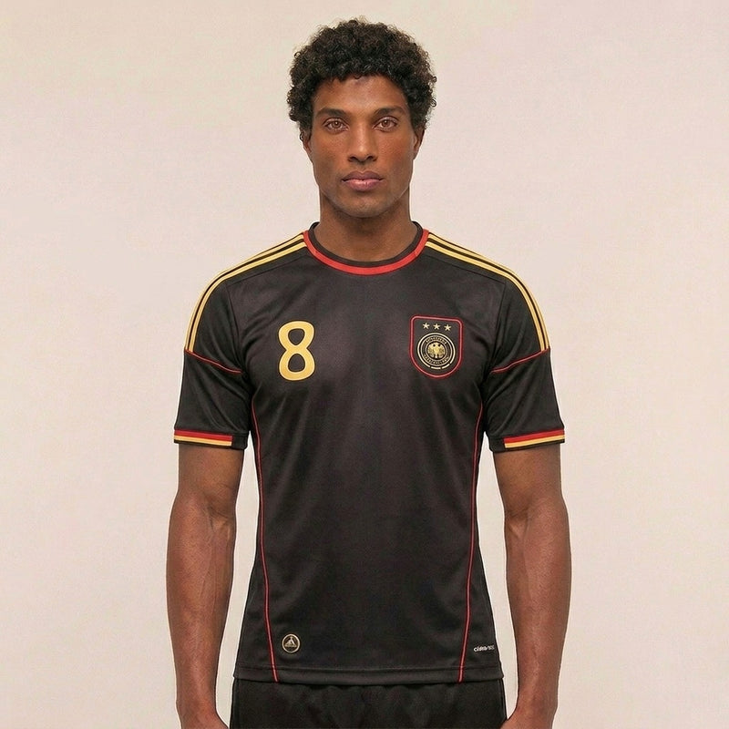 Germany 2010 Away kit ozil Half sleeve - P566 Ms Retro Store
