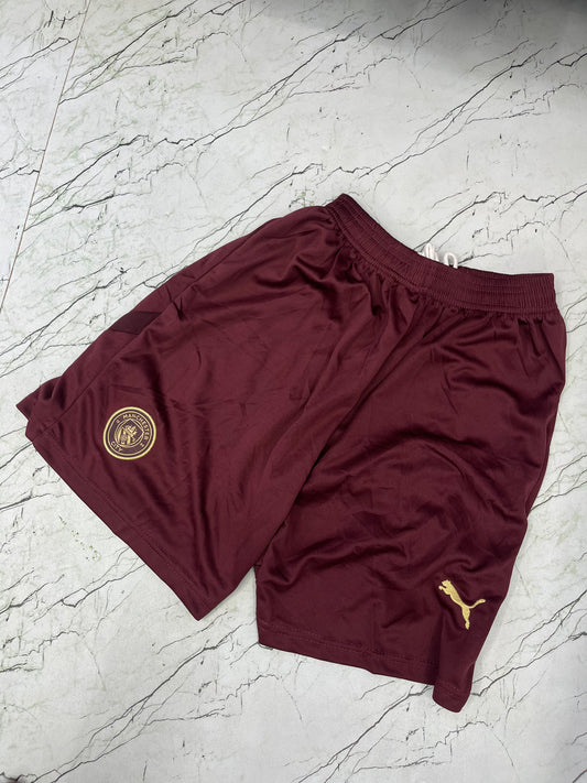Premium first quality  Manchester city Brown Shorts - Ms Retro Store